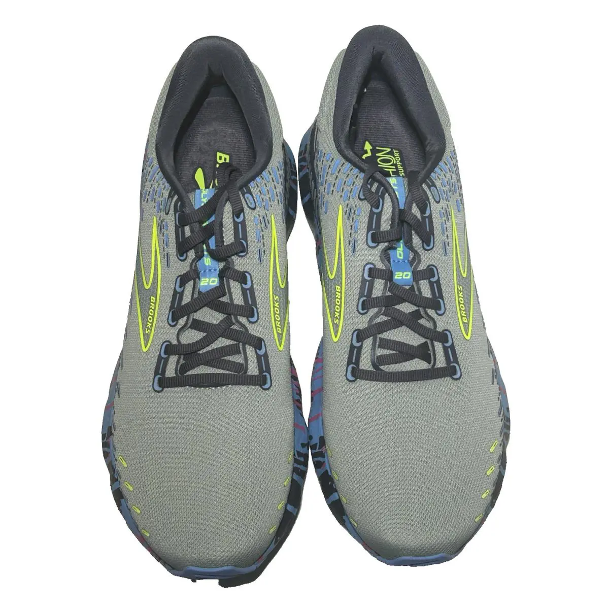 Brooks shoes - Brooks Glycerin GTS 20 - Glycerin GTS - 110383-1D-482 - Jadeite/Alaskan Blue/Ebony (UPC: 195394241891) 1