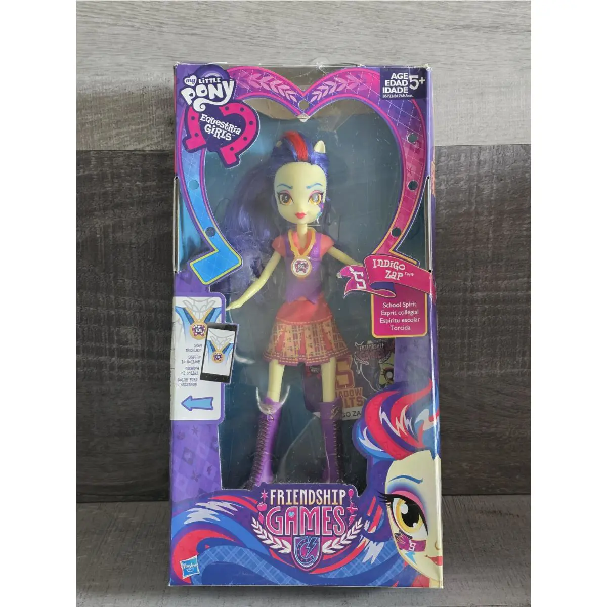 Hasbro B5723 My Little Pony Equestria Girls Toy Friendship Games Indigo Zap G26