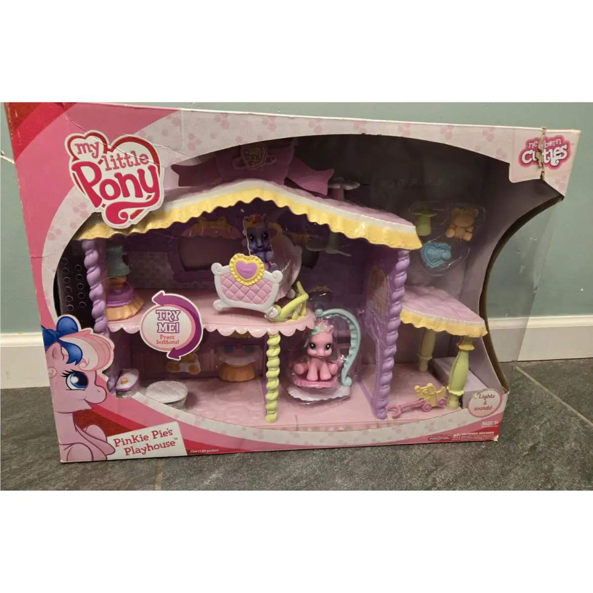 My Little Pony Born Cuties Nursery House Hasbro 2008 Playhouse