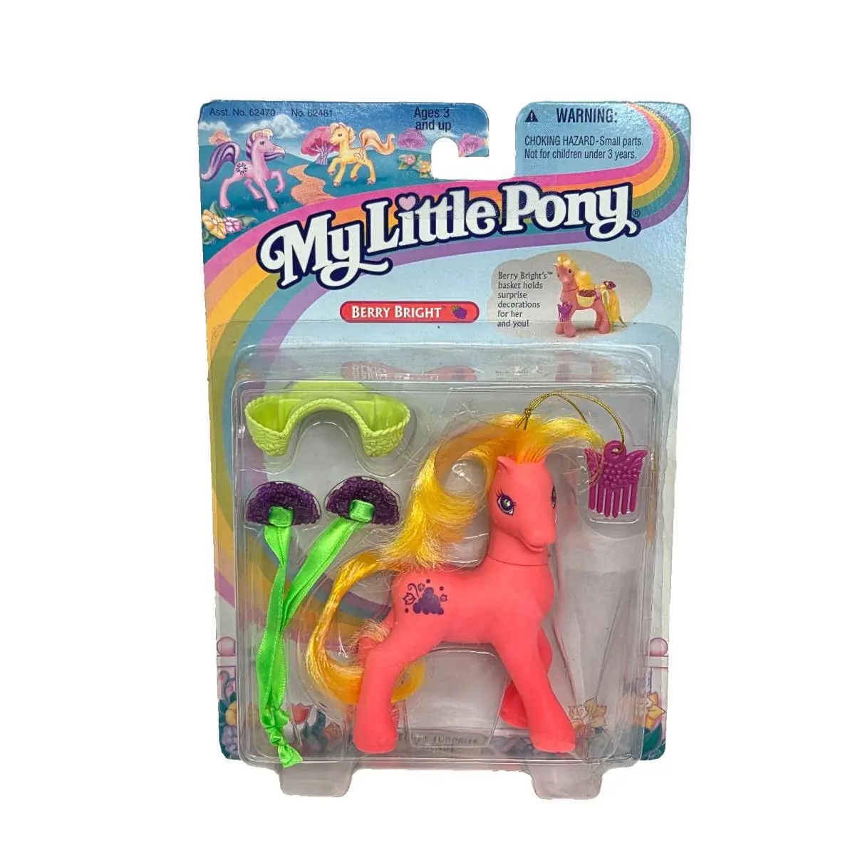 Vintage 1997 MY Little Pony G2 Berry Bright Secret Surprise Friend