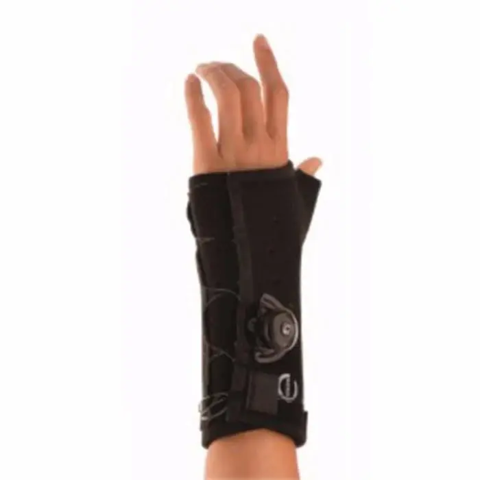 Djo Exos 231-22-1111 Long Thumb Spica W/boa Black Right Xxs