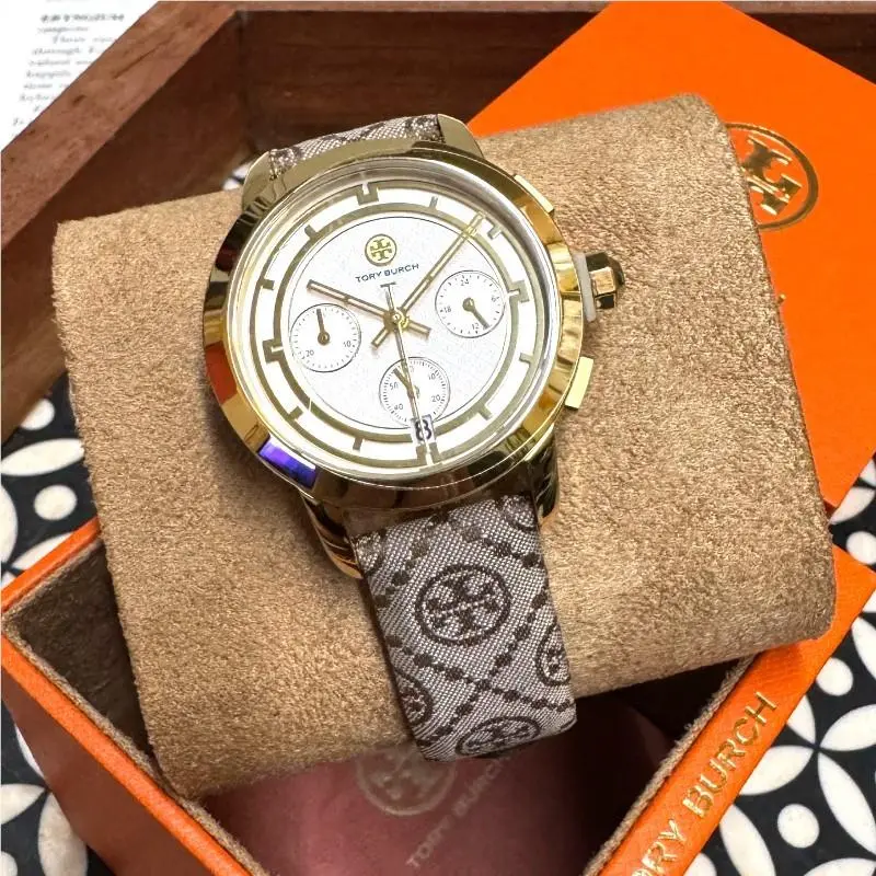 Tory Burch T Monogram Chronograph Watch TBW1050