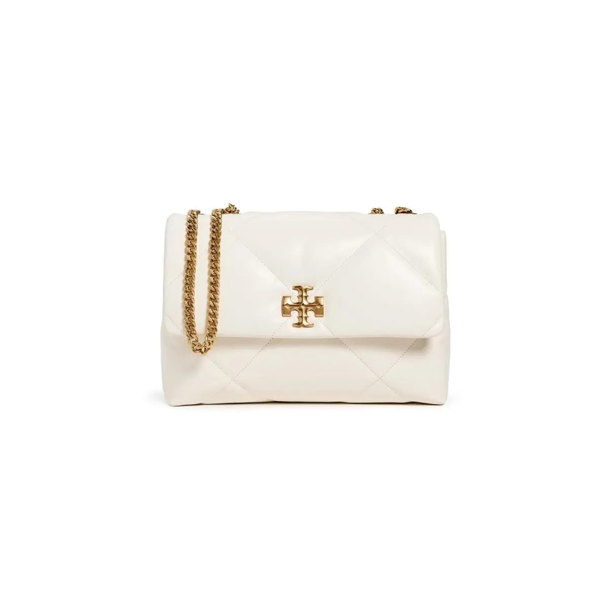 Tory Burch Women`s Kira Convertible Shoulder Bag White