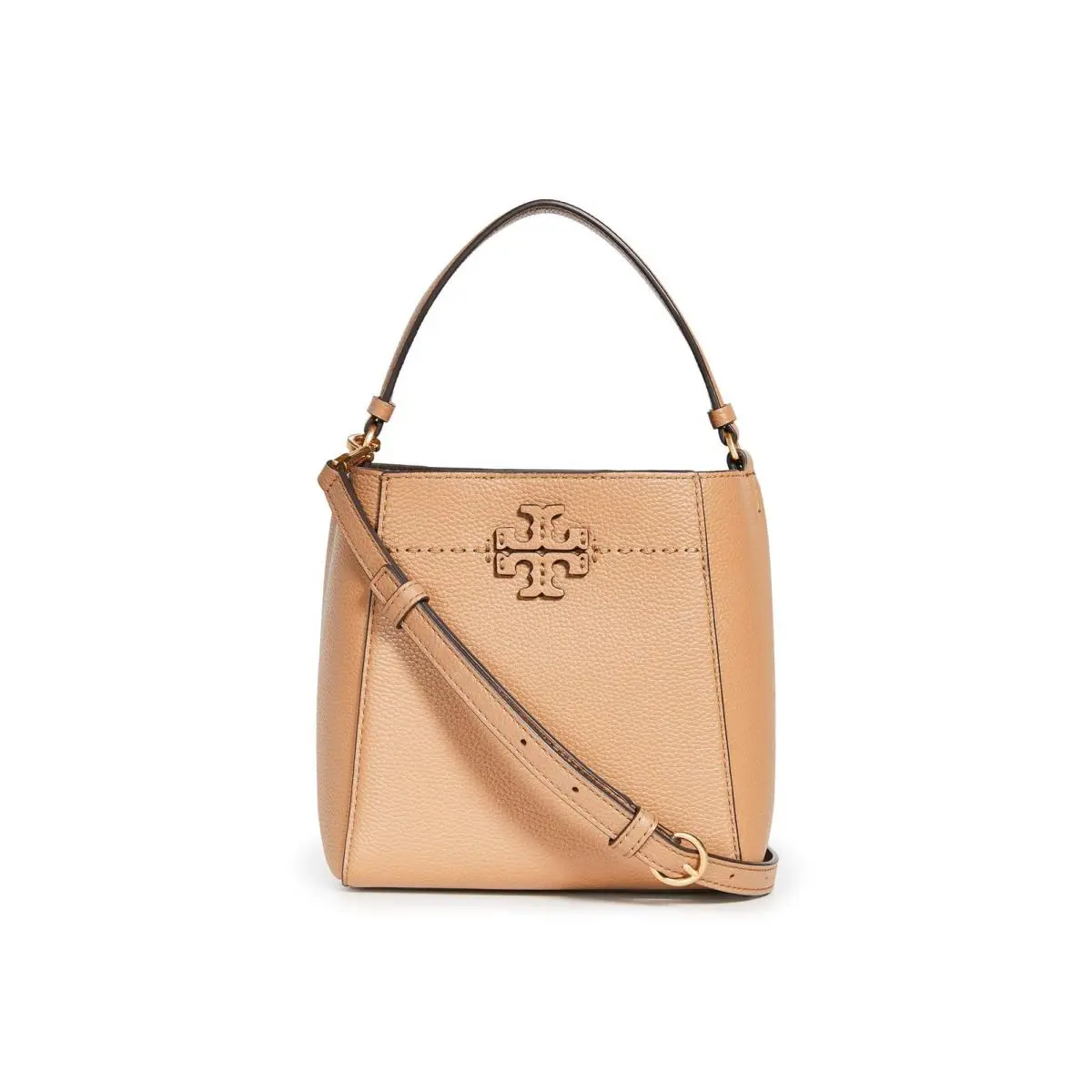 Tory Burch Mcgraw Small Bucket Bag Tiramisu