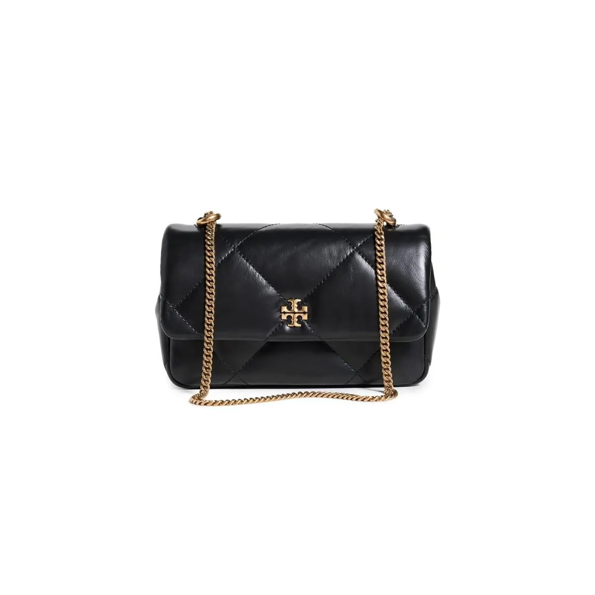 Tory Burch Women`s Mini Kira Diamond Flap Bag Black One Size