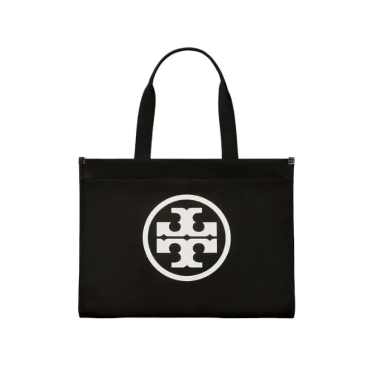 Tory Burch Ella Canvas Tote-black / Dark 148792-002 - Exterior: Black