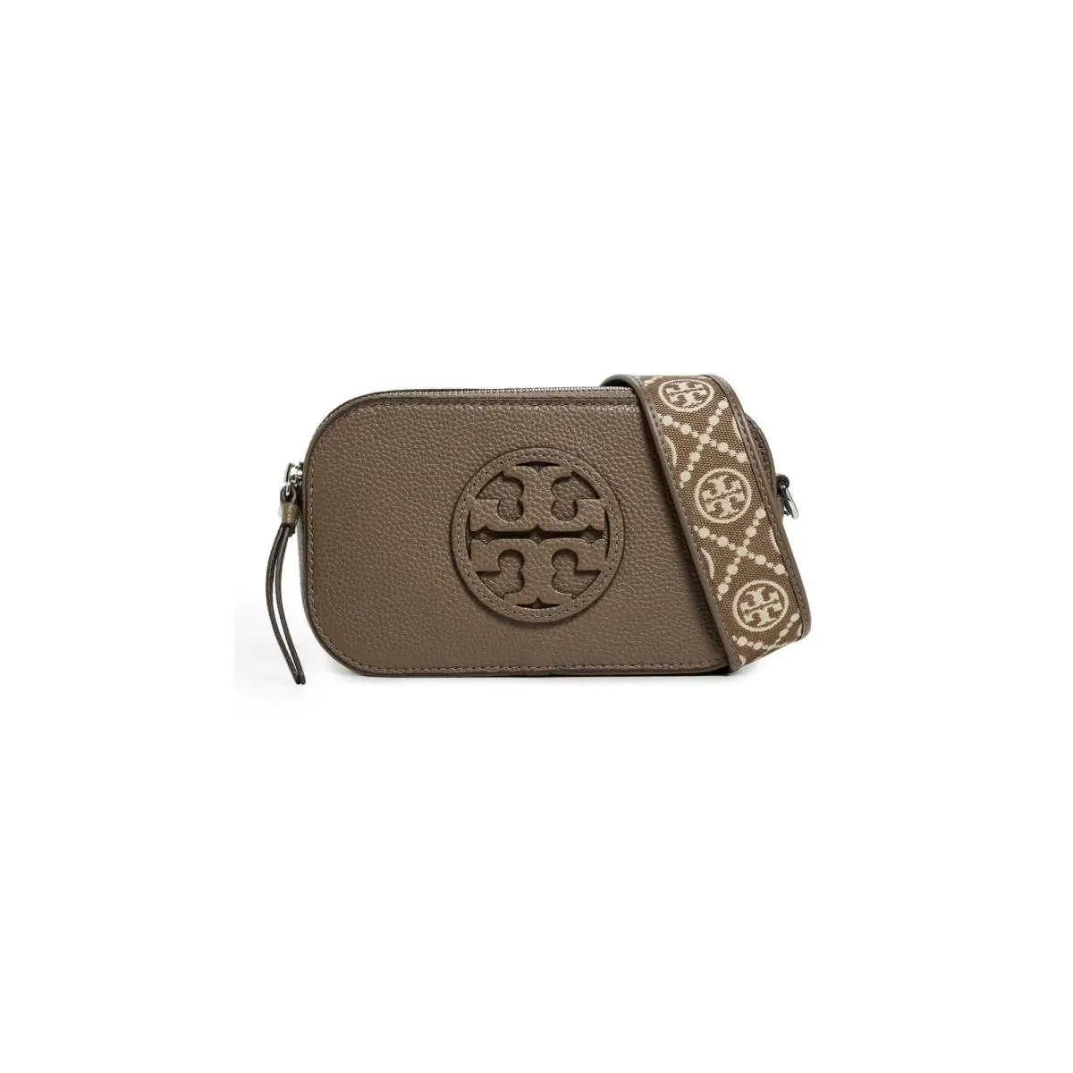 Tory Burch Women`s Miller Mini Crossbody Bag Wild Mushroom Brown One Size