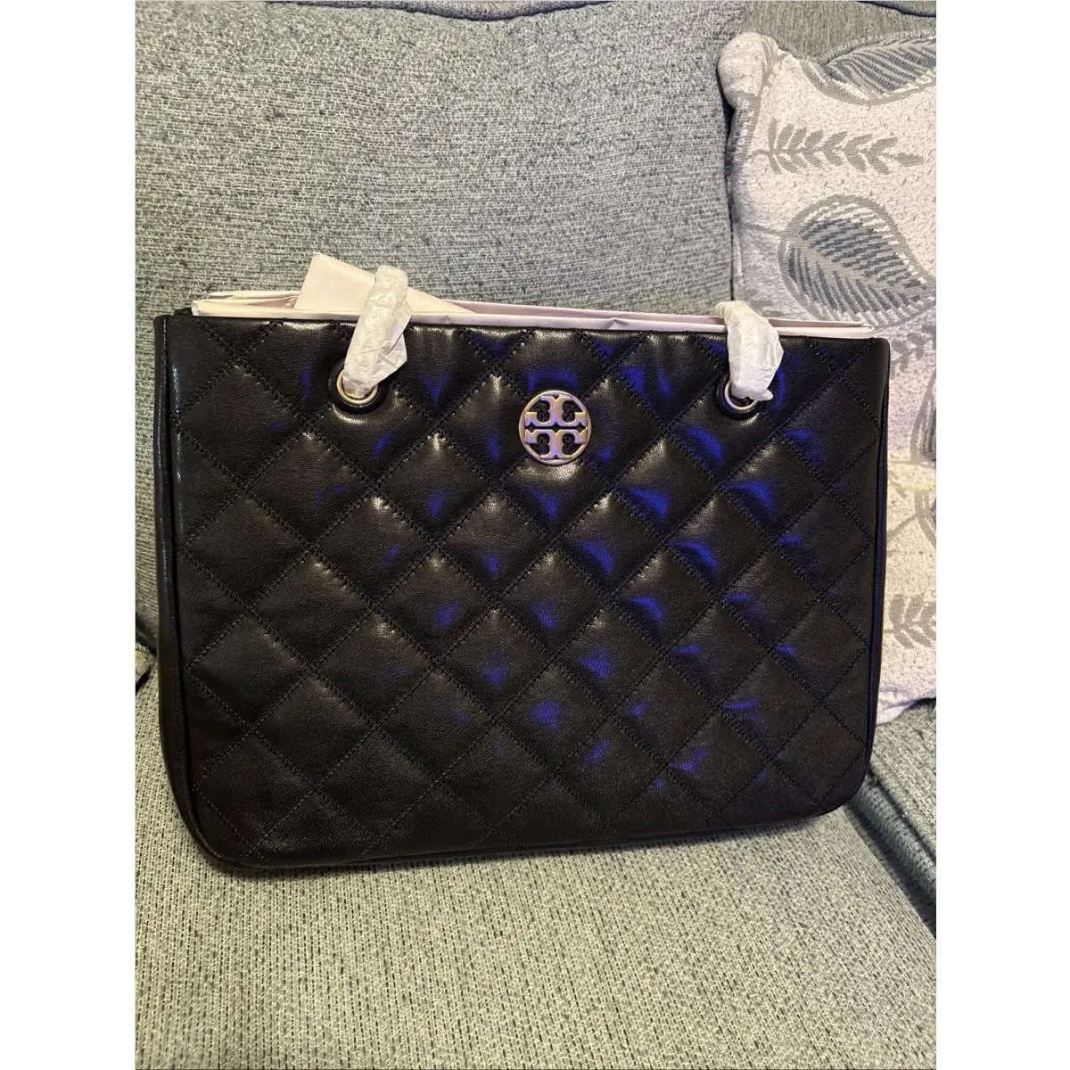 Tory Burch Willa Tote In Black NWT$678