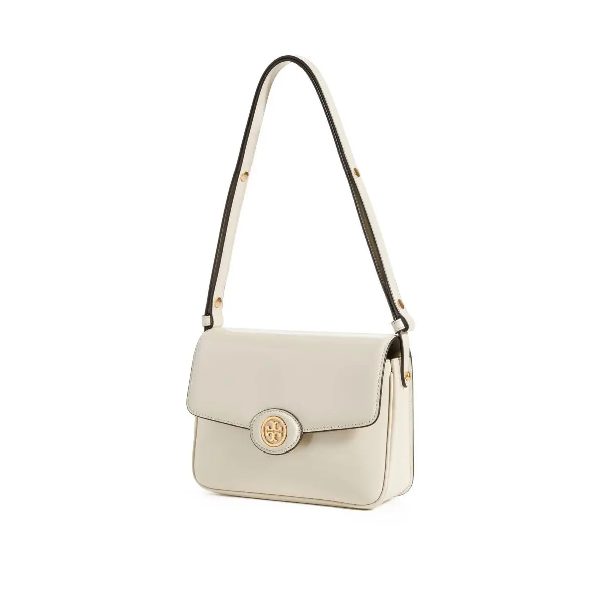 Tory Burch Women Robinson Spazzolato Convertible Shoulder Butter/ivory Off White