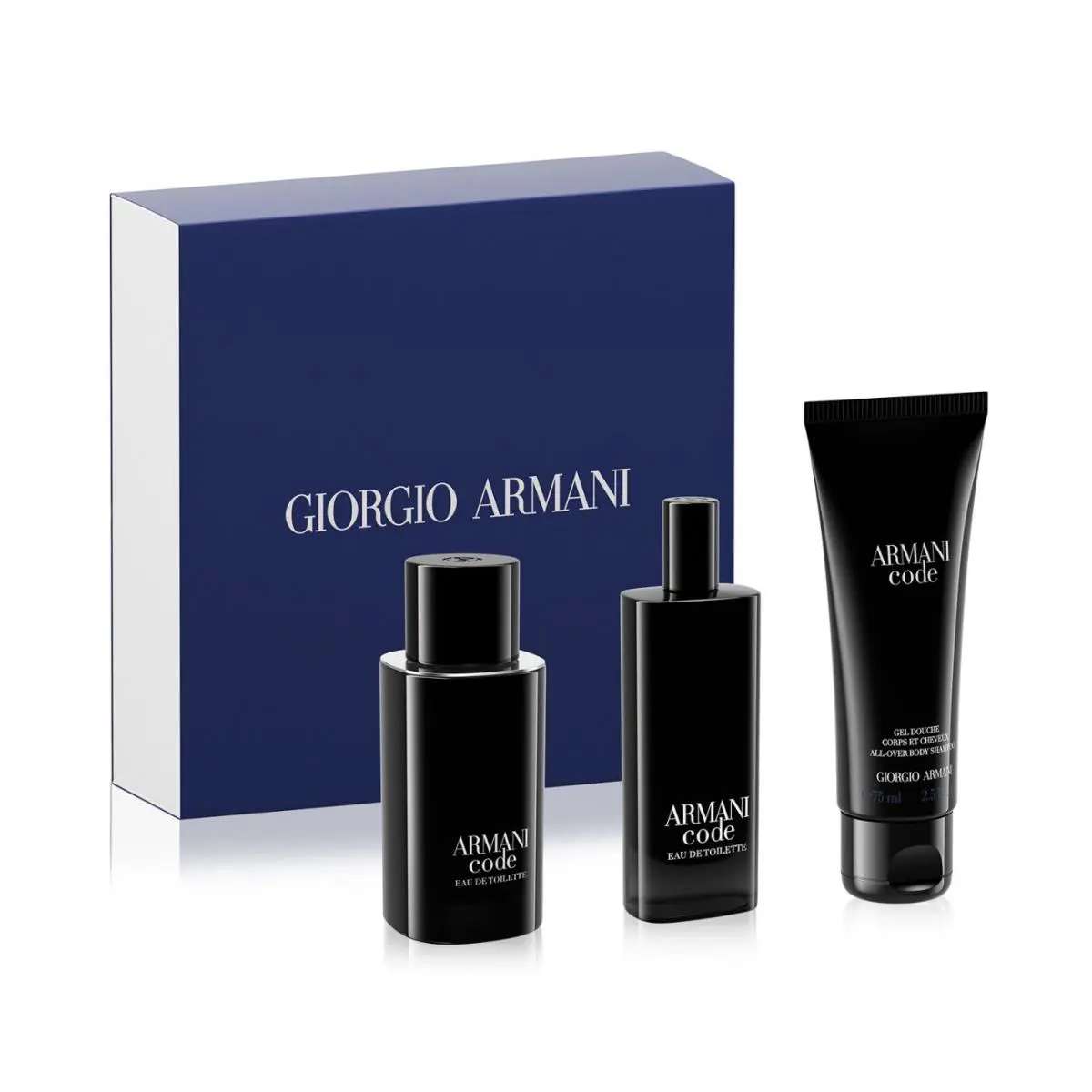 Valentino Men`s 3-Pc. Armani Code Eau de Toilette Holiday Gift Set 2.5 0.5oz Perfumes