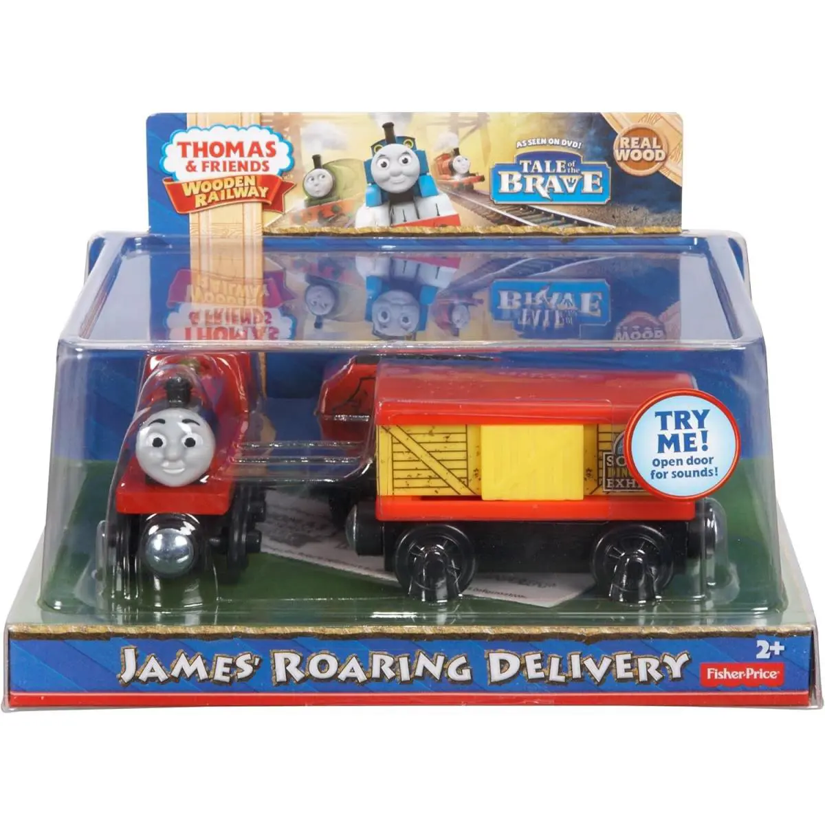 Thomas Friends Wooden Railway James` Roaring Delivery - Battery Operated
