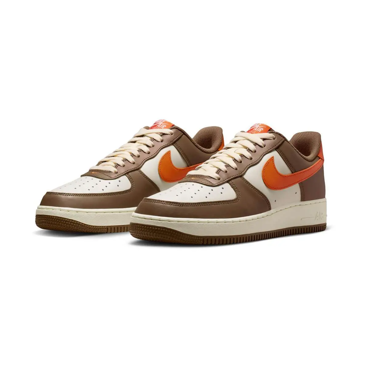 Mens Nike Air Force 1 07_MOSSWOOD Brown/campfire Orange IO7545-221-SIZE 10 - MOSSWOOD BROWN/CAMPFIRE ORANGE