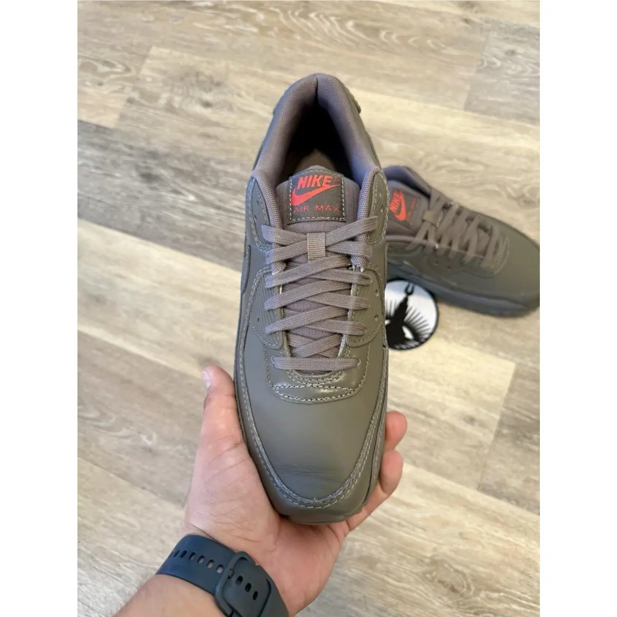 Nike shoes - Nike Air Max 90 ESS+ - IH2063-201 - Cave Stone / Adobe (UPC: 198480950615) 4