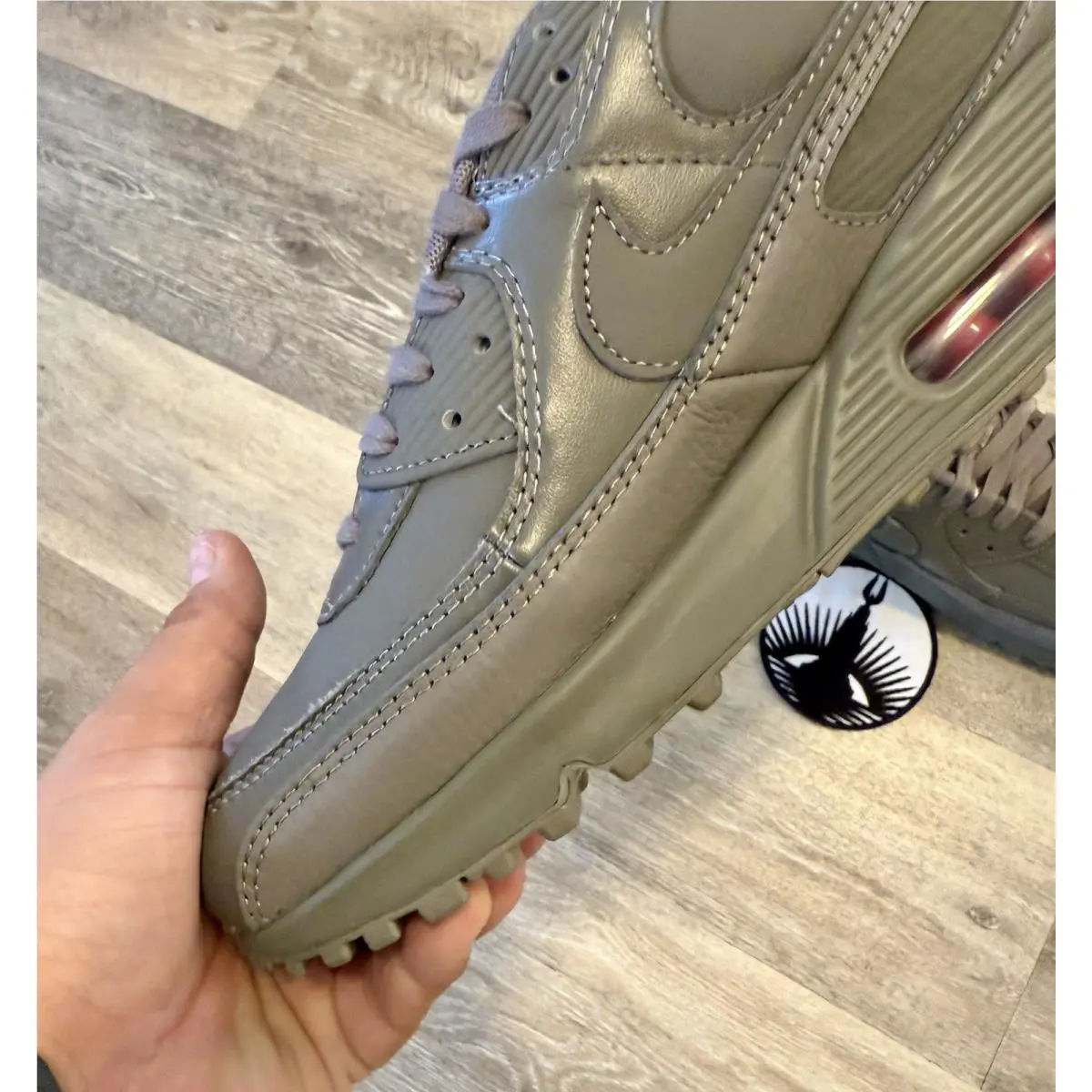 Nike shoes - Nike Air Max 90 ESS+ - IH2063-201 - Cave Stone / Adobe (UPC: 198480950615) 2
