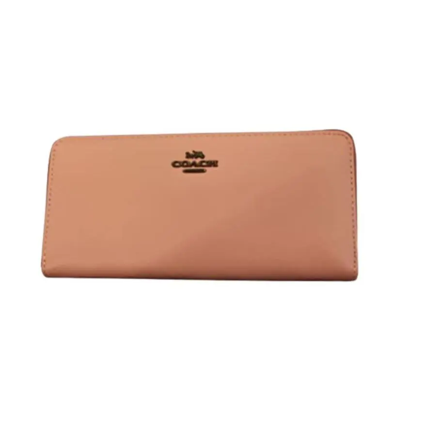 Coach Boxed Slim Accordion Zip Wallet One Size