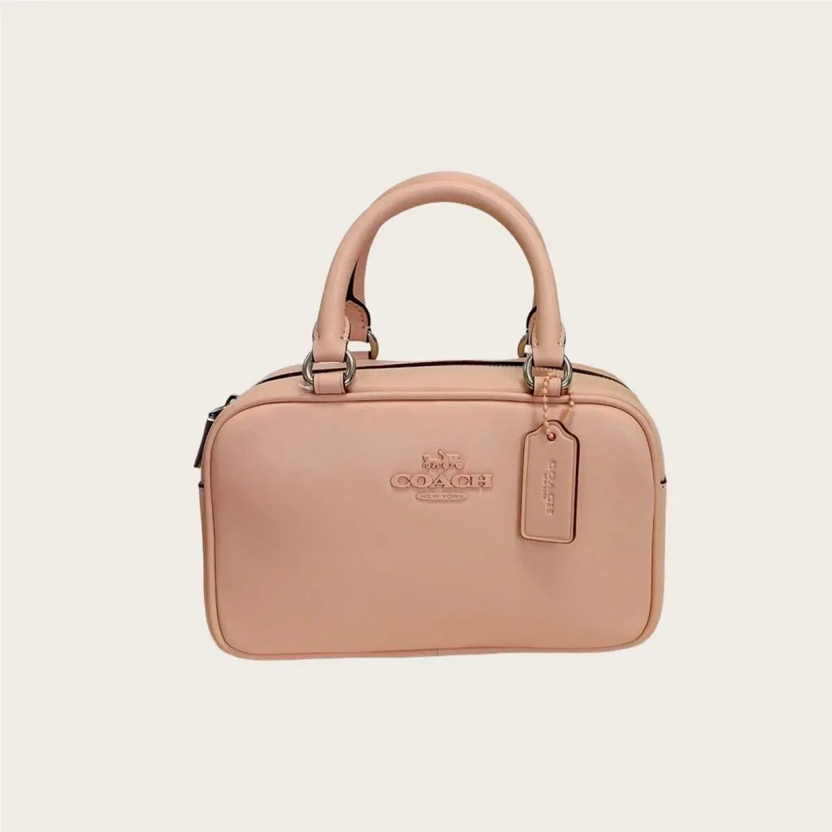 Coach CT776 Satchel Crossbody Bag in Sv/faded Blush