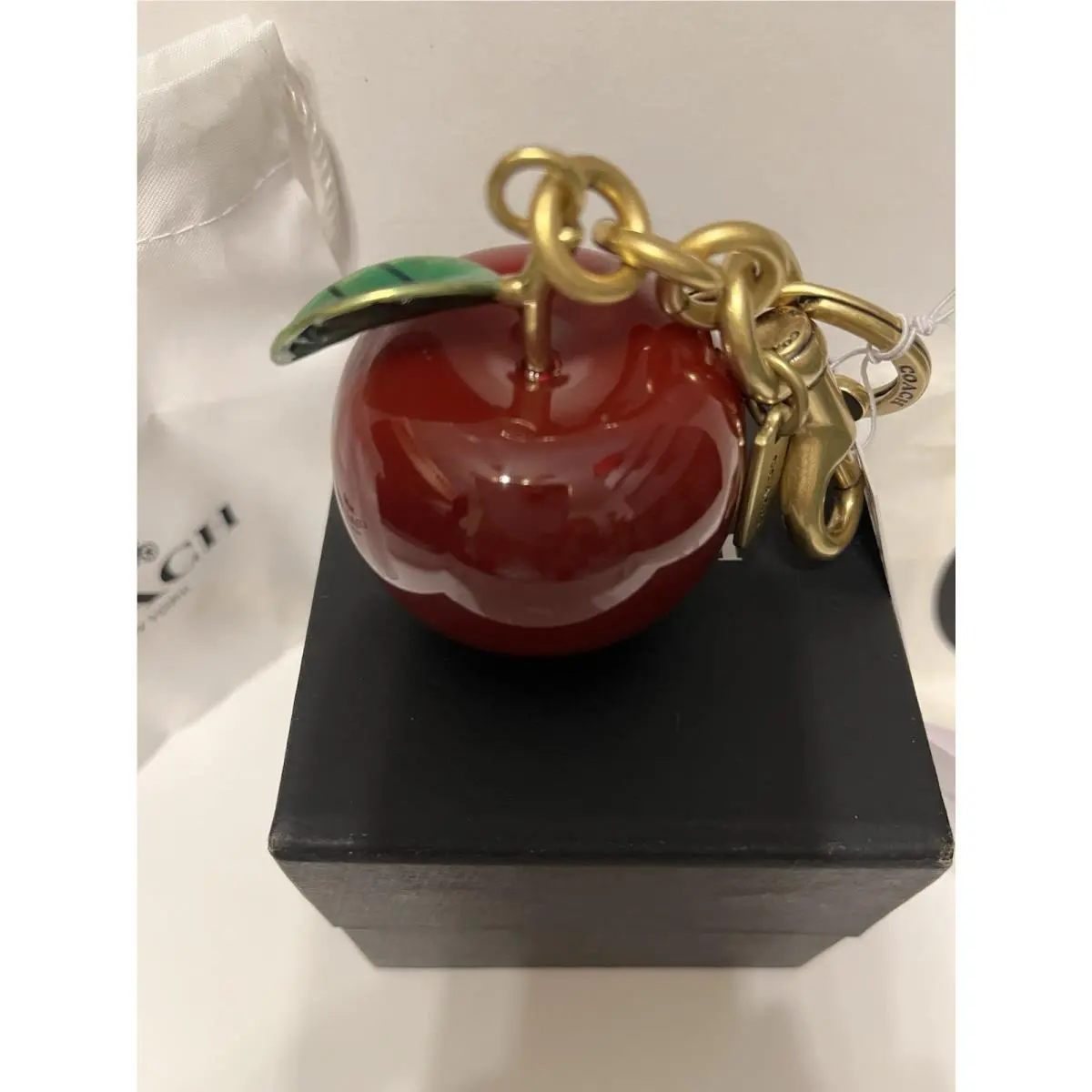 Small Apple Bag Charm CY399 by Coach