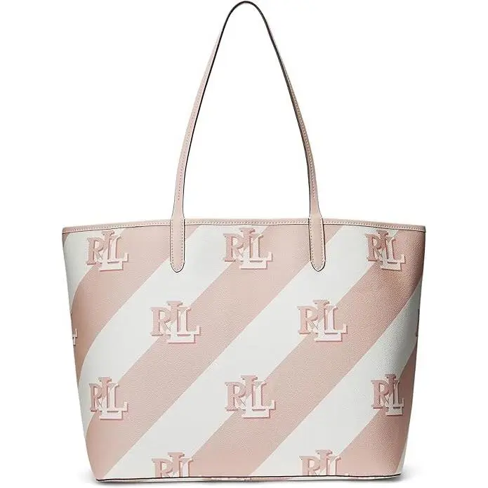 Lauren Ralph Lauren Collins 36 Large Tote Bag Light Pink