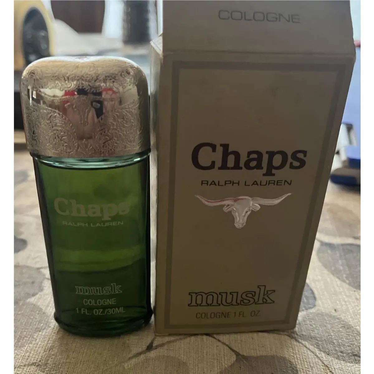 Vintage Chaps Ralph Lauren Musk Cologne Splash 1 oz 1979 Htf Rare