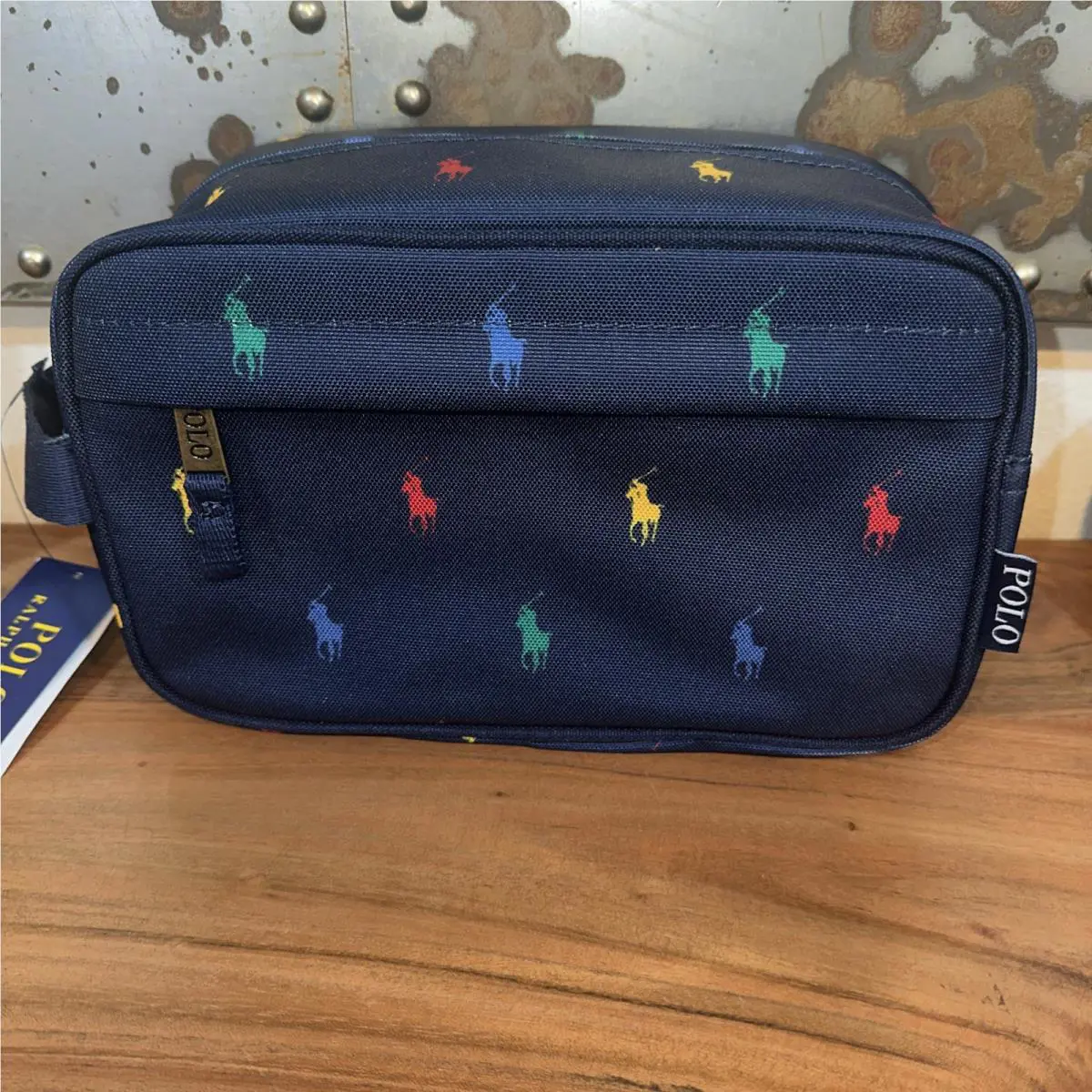 Polo Ralph Lauren Polo Aop Multicolored Pony Dopp Kit