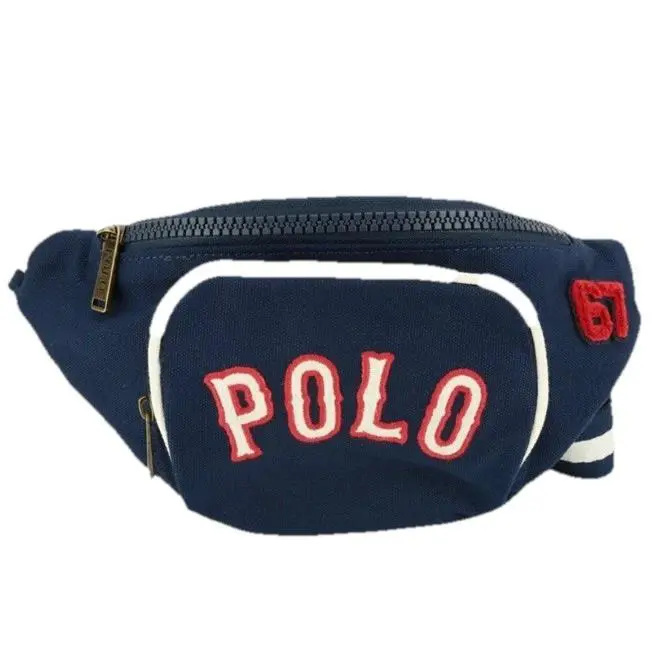 Ralph Lauren Bag Unisex Polo Waist Body Limited Edition Vhtf Elegant - Exterior: Refined Navy