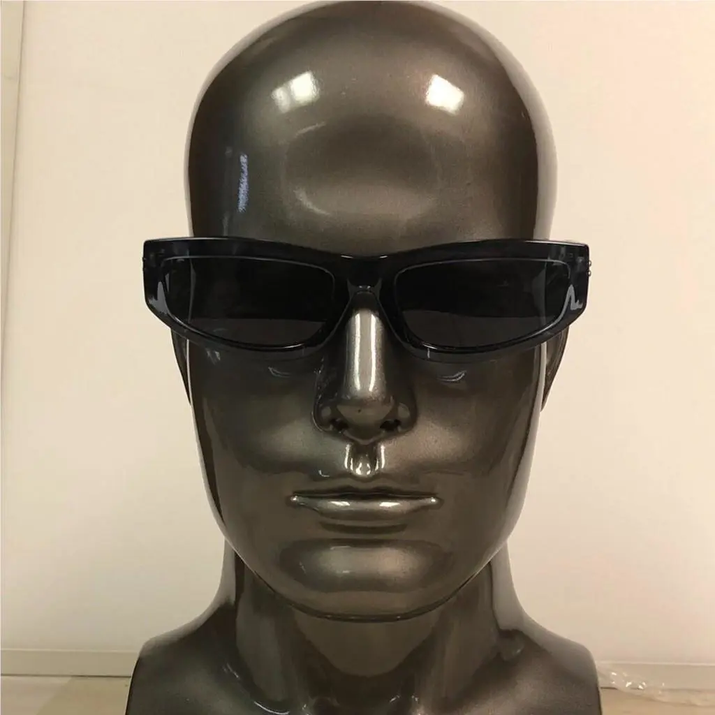 Tommy Hilfiger Blue Rectangle Frame Sunglasses