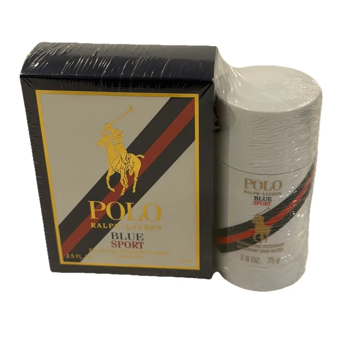 Polo Blue Sport by Ralph Lauren 2.5 Fl. oz 75ml Spray+2.6oz Deodorant