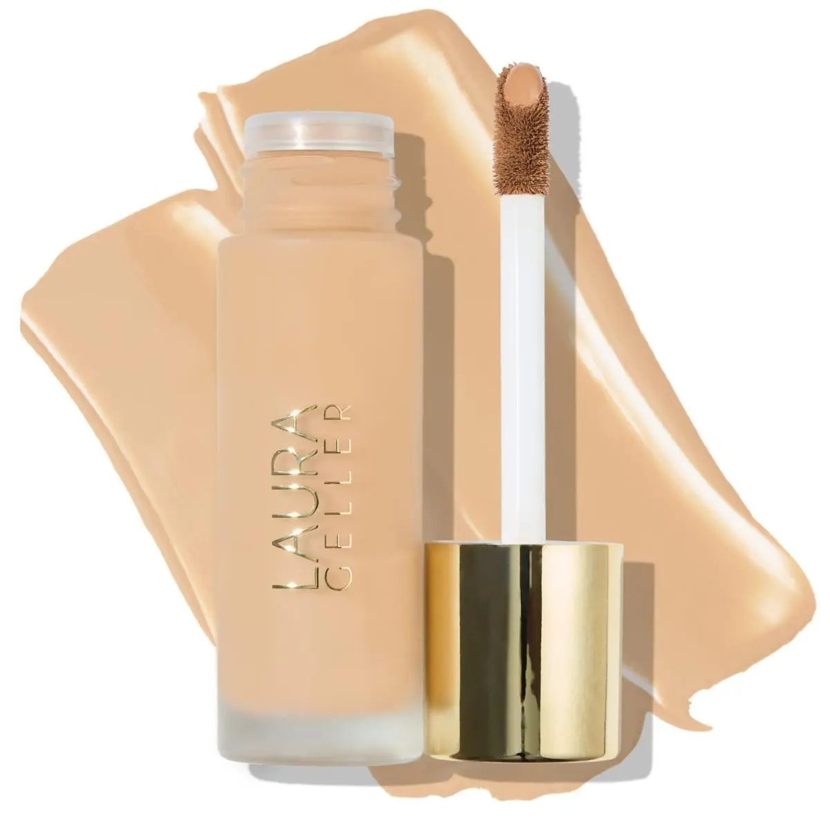 Laura Geller Double Take Liquid Foundation Medium 1 Fl Oz Matte Full Coverage Skin Protector