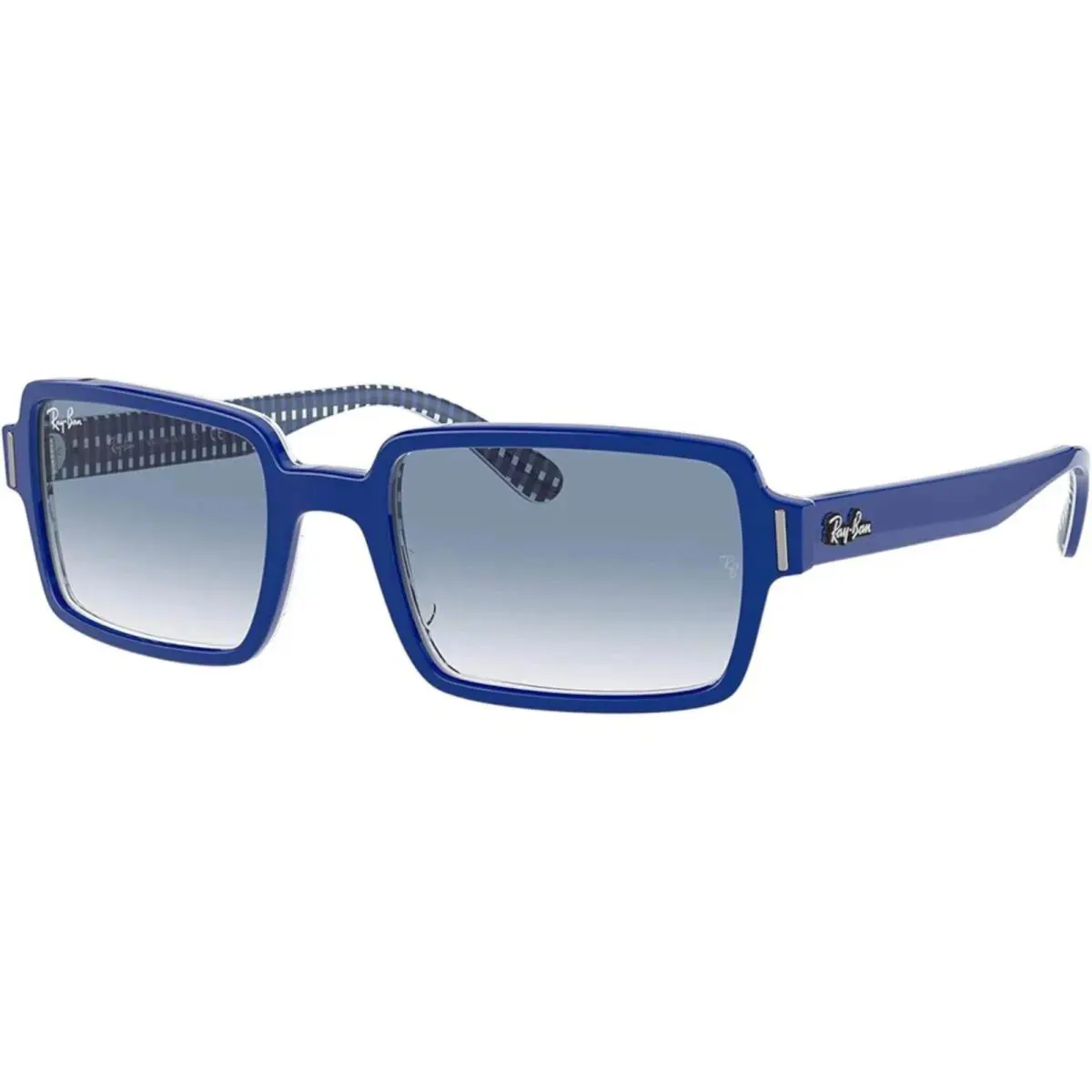 Ray-ban Adult Benji Polished Blue/light Blue Gradient 54mm Sunglasses - Polished Blue/Light Blue Gradient, Frame: Blue, Lens: Blue