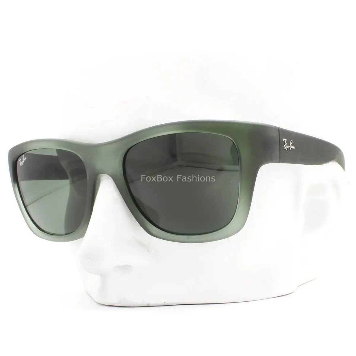 Ray-ban Unisex Sunglasses Matte Green Demi Gloss RB 4194 6030 53mm with Case