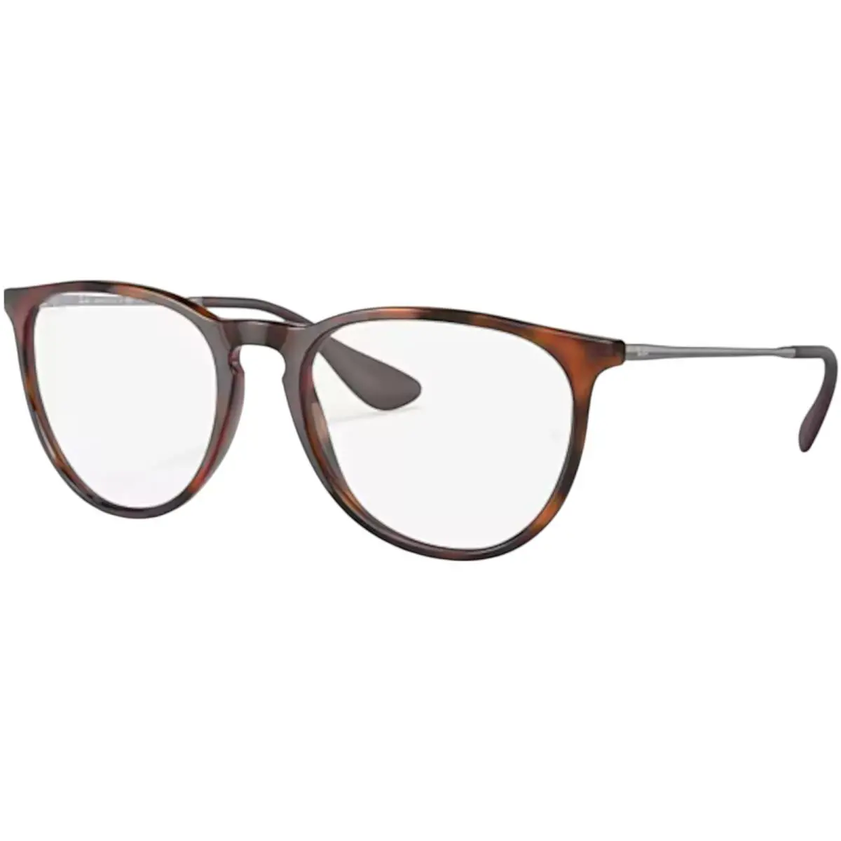 Ray-ban Adult Erika Blue-violet Light Clear Matte Havana/clear 54mm Sunglasses - Matte Havana/Clear, Frame: Brown, Lens: Clear