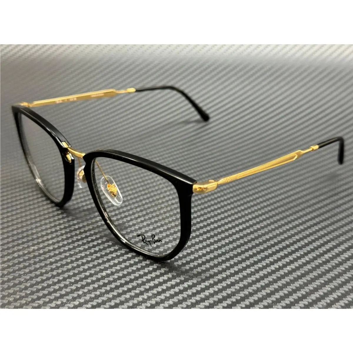 Ray Ban RX4451V 2000 Black Gold Unisex 50 mm Eyeglasses