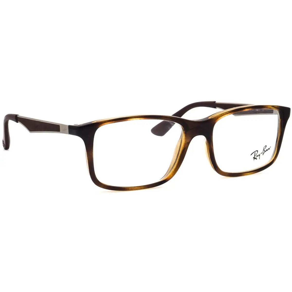 Ray-ban Junior Eyeglasses RB 1570 3685 Dark Havana Brown Square Frame 49 16 130 - Frame: Polished Dark Havana Brown
