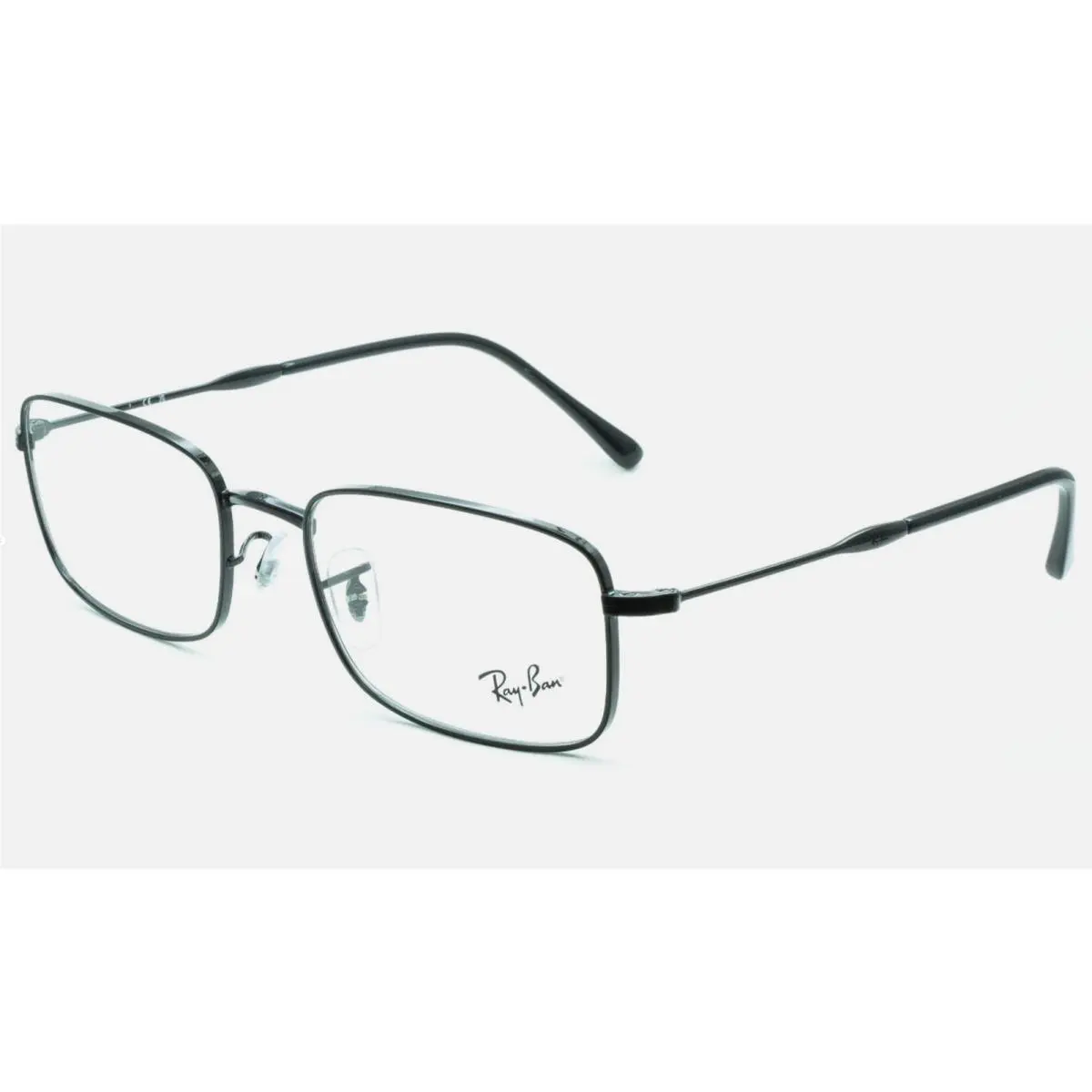 Ray-ban Eyeglasses RB 3746V 2509 54-20 145 Shiny Black Rectangular Frames