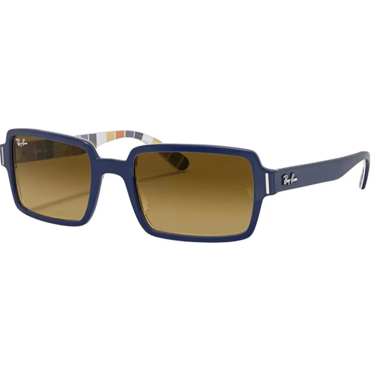 Ray-ban Adult Benji Polished Blue/brown 52mm Sunglasses - Polished Blue/Brown, Frame: Blue, Lens: Brown