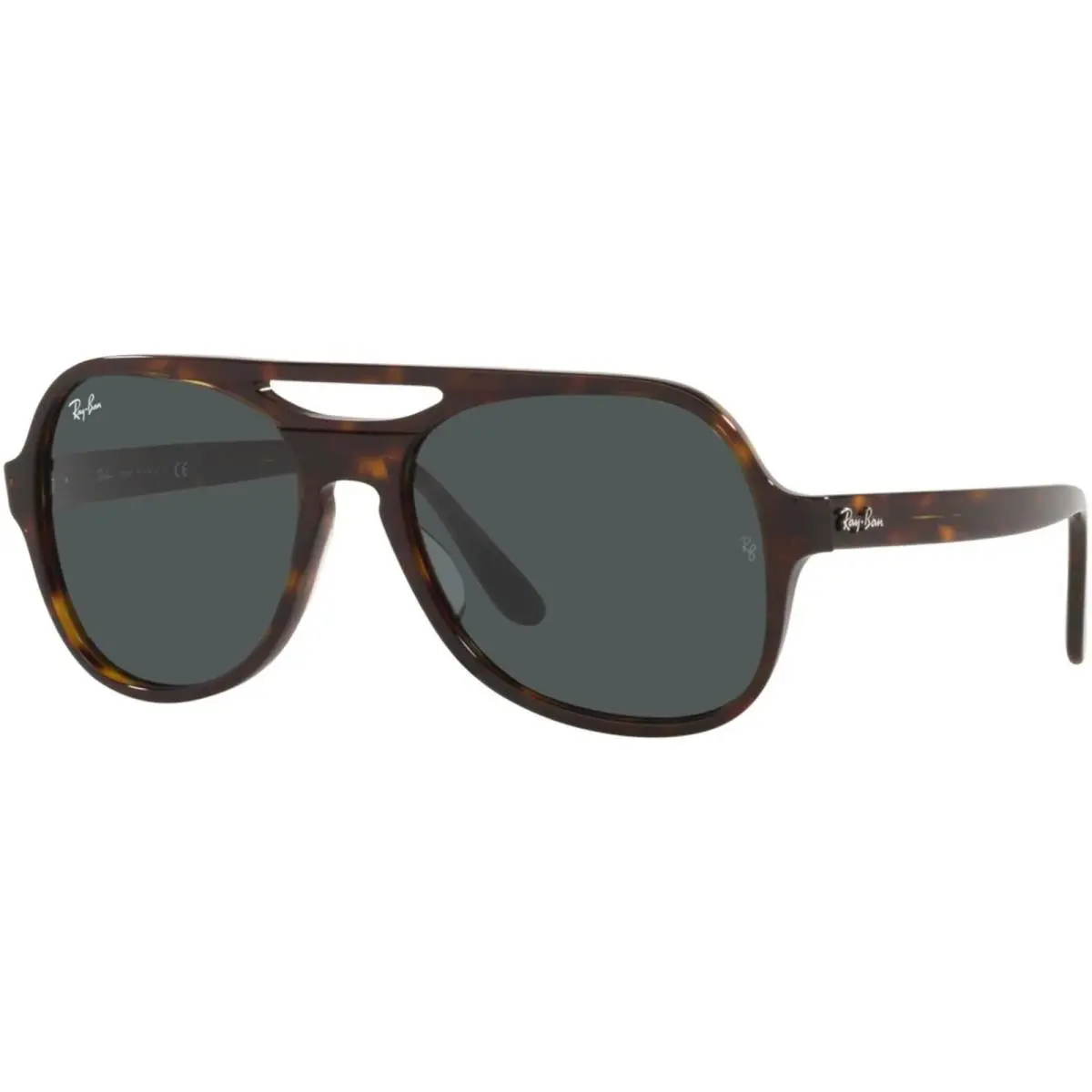 Ray-ban Adult Powderhorn Havana/blue 58mm Sunglasses