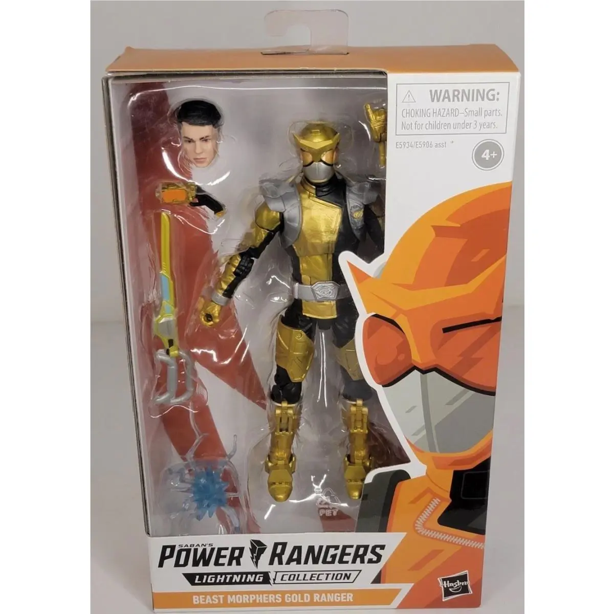 Hasbro Power Rangers Lightning Collection Beast Morphers Gold Ranger 6in Action