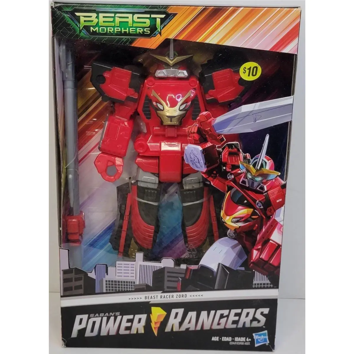 Power Rangers Beast Morphers Beast Racer Zord Megazord Hasbro 2018 Action Figure