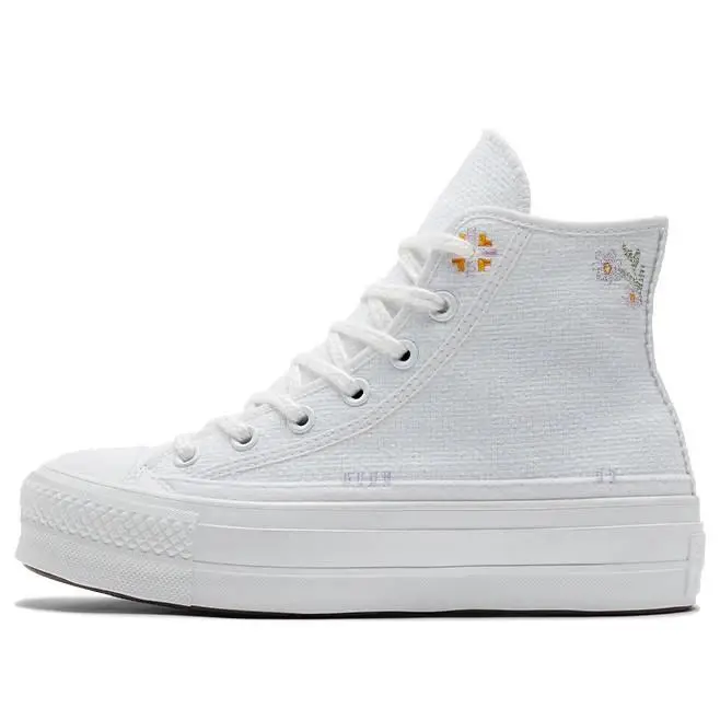 Converse shoes - Converse Chuck Taylor All-Star Lift Platform - A05068C - White/Moonstone Violet/Mouse (UPC: 194434020571) 0
