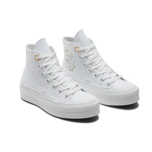 Converse shoes - Converse Chuck Taylor All-Star Lift Platform - A05068C - White/Moonstone Violet/Mouse (UPC: 194434020571) 1