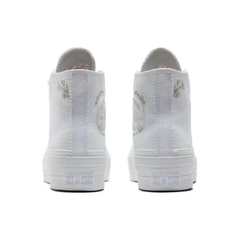 Converse shoes - Converse Chuck Taylor All-Star Lift Platform - A05068C - White/Moonstone Violet/Mouse (UPC: 194434020571) 2