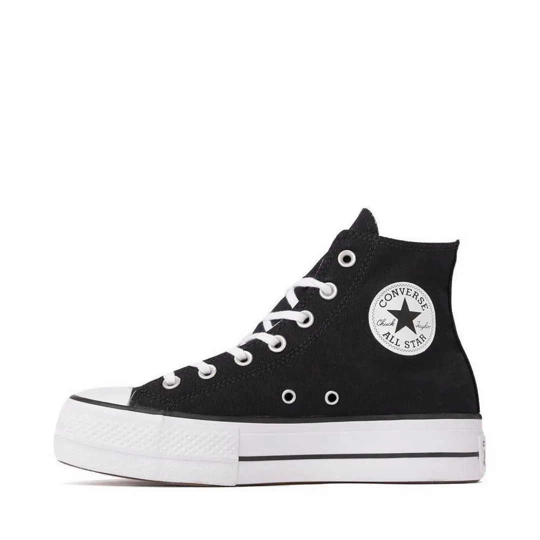 Women`s Chuck Taylor All Star Lift High-top Black Size 5.5 by Converse