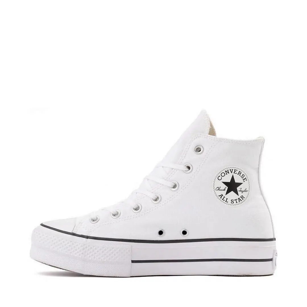 Women`s Chuck Taylor All Star Lift High-top White Size 6 by Converse