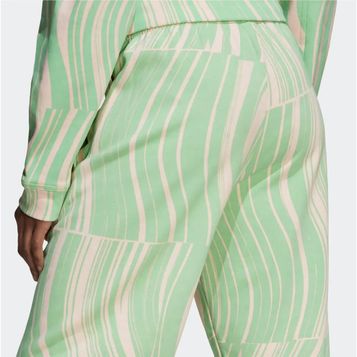 Adidas clothing - Screaming Green / Blush Pink 4