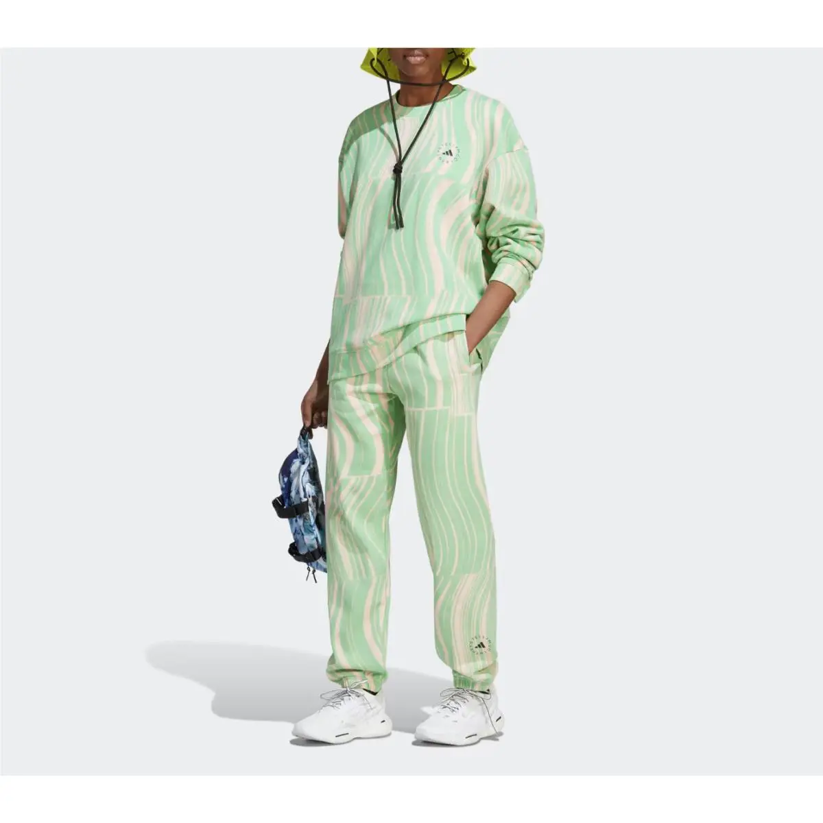 Adidas clothing - Screaming Green / Blush Pink 7