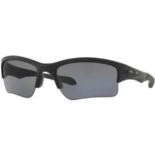 Oakley 0Oo9200 Quarter Jacket Rectangle Sunglasses - Matte Black / Grey - Black