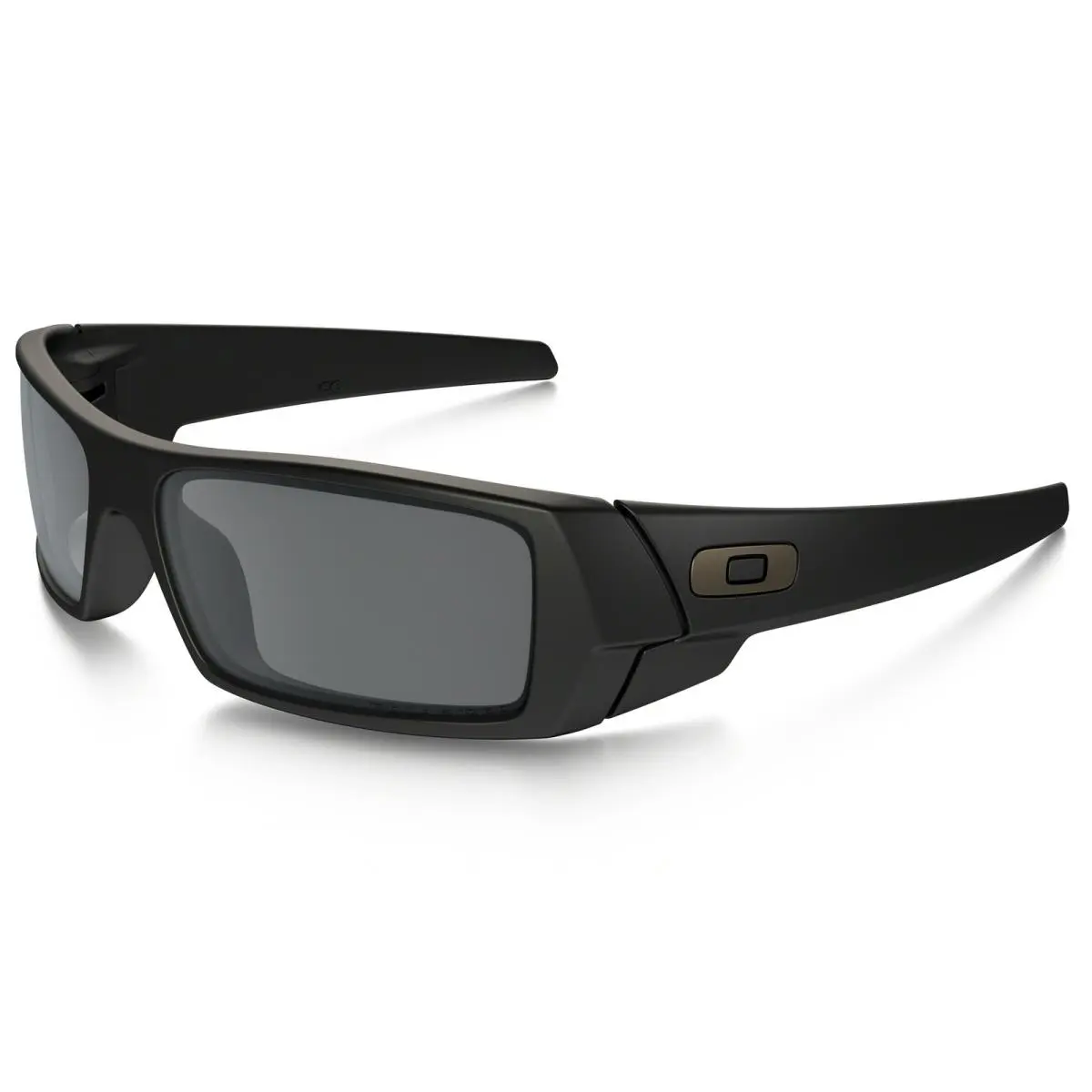 Oakley Gas Can Polarized Matte Black/black Iridium Gradient Sunglasses - Matte