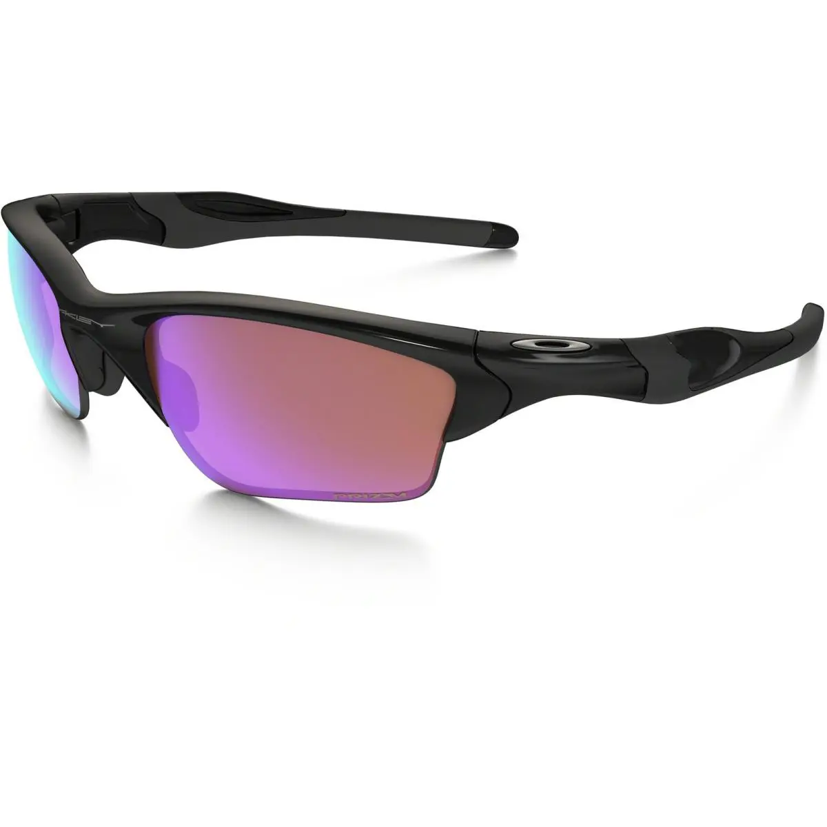 Oakley Mens Half Jacket 2.0 XL Sunglasses - Polished Black w / Prizm Golf - Polished Black/Prizm Golf, lens__map: Pink