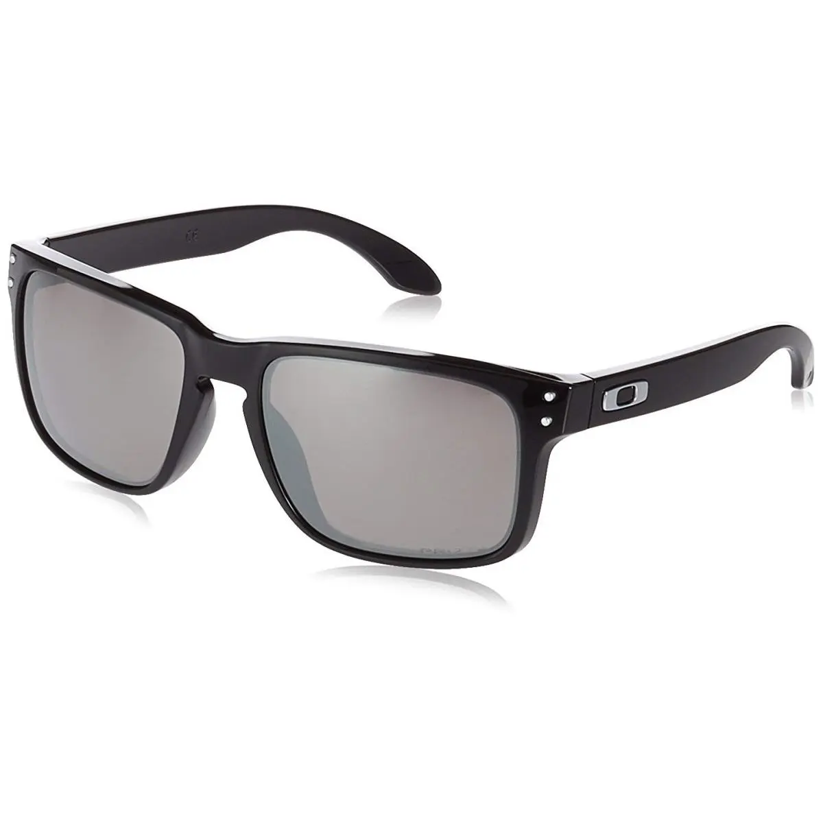 Oakley Mens Holbrook Sunglasses - Polished Black / Prizm Black - Polished Black/Prizm Black, lens__map: Purple