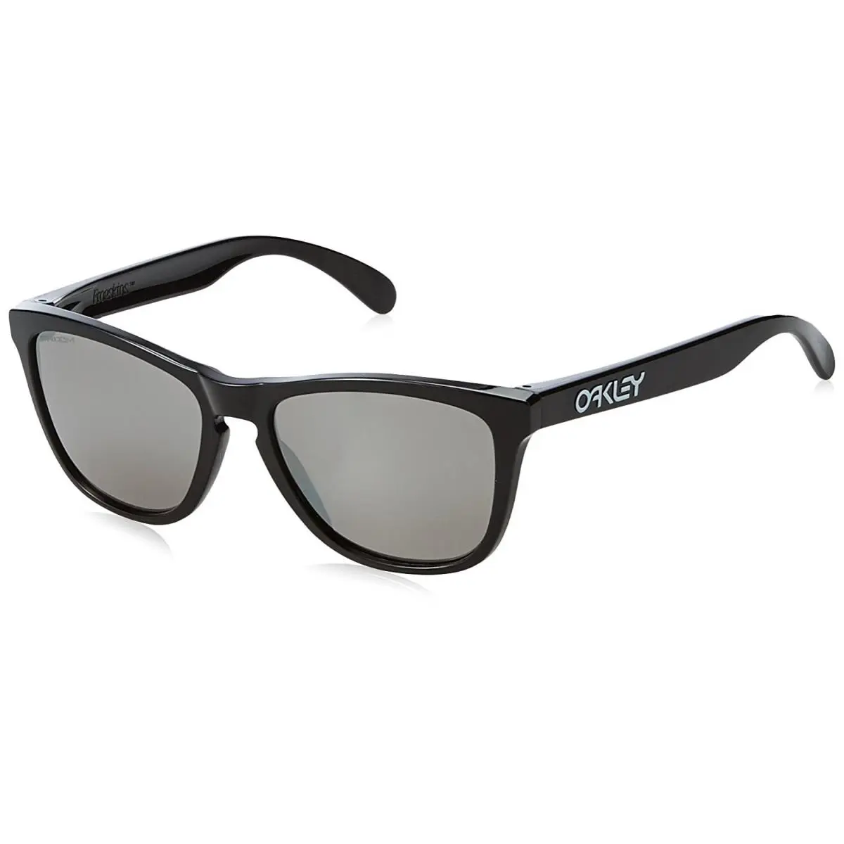 Oakley Mens Frogskins Sunglasses - Polished Black / Prizm Black - Polished Black/Prizm Black, lens__map: Black
